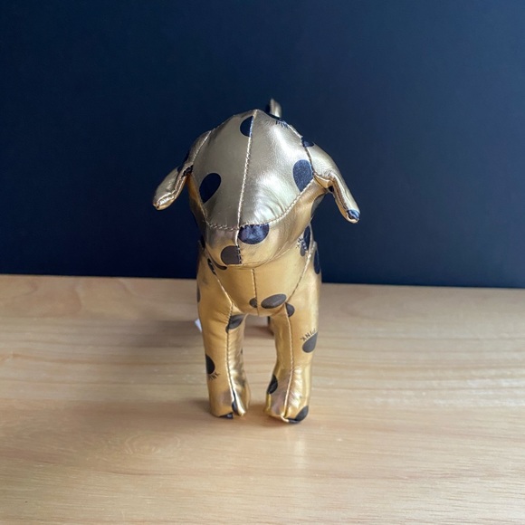 Victoria’s Secret PINK Dog Gold w/ Black Polkadots - Picture 3 of 5